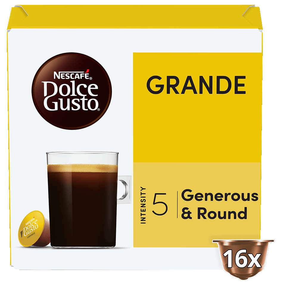 Nescafé Dolce Gusto Grande Coffee Capsules – Set Of 6 Boxes (96 Capsules Total)